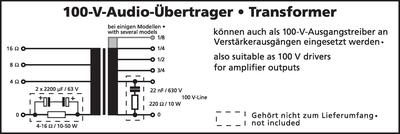 TON AUSGANGSÜBERTRAGER 100V TECHNIK ~5W TRAFO f.TELEFUNKEN LAUTSPRECHER  23684 
